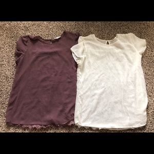 Down east lot of 2 lacy tops